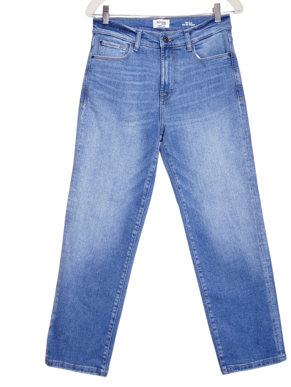 Kensie Vintage Luxe The Ella High Rise Straight Leg Jeans Women's Size 6/28